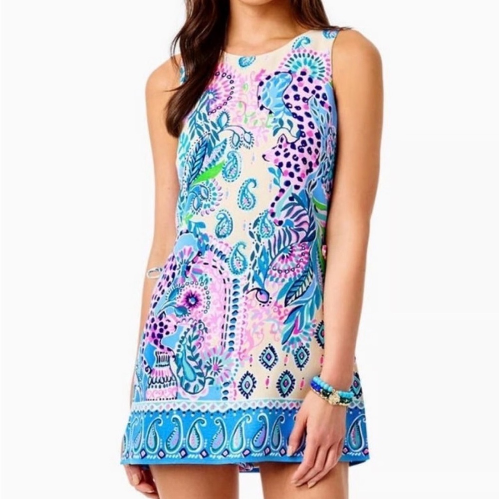 Lilly Pulitzer Vibrant Blue and Pink Donna Romper